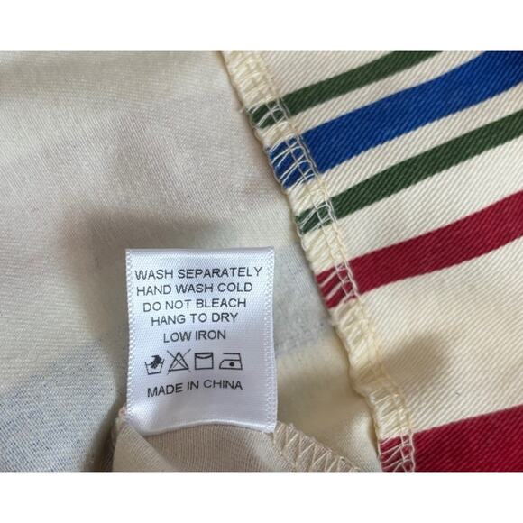 Tuckernuck Red and Blue Sleeveless V-Neck Mini Dress - Picture 6 of 10